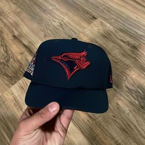 Exclusive “Cranberry” Bluejays fitted 7 3/8.